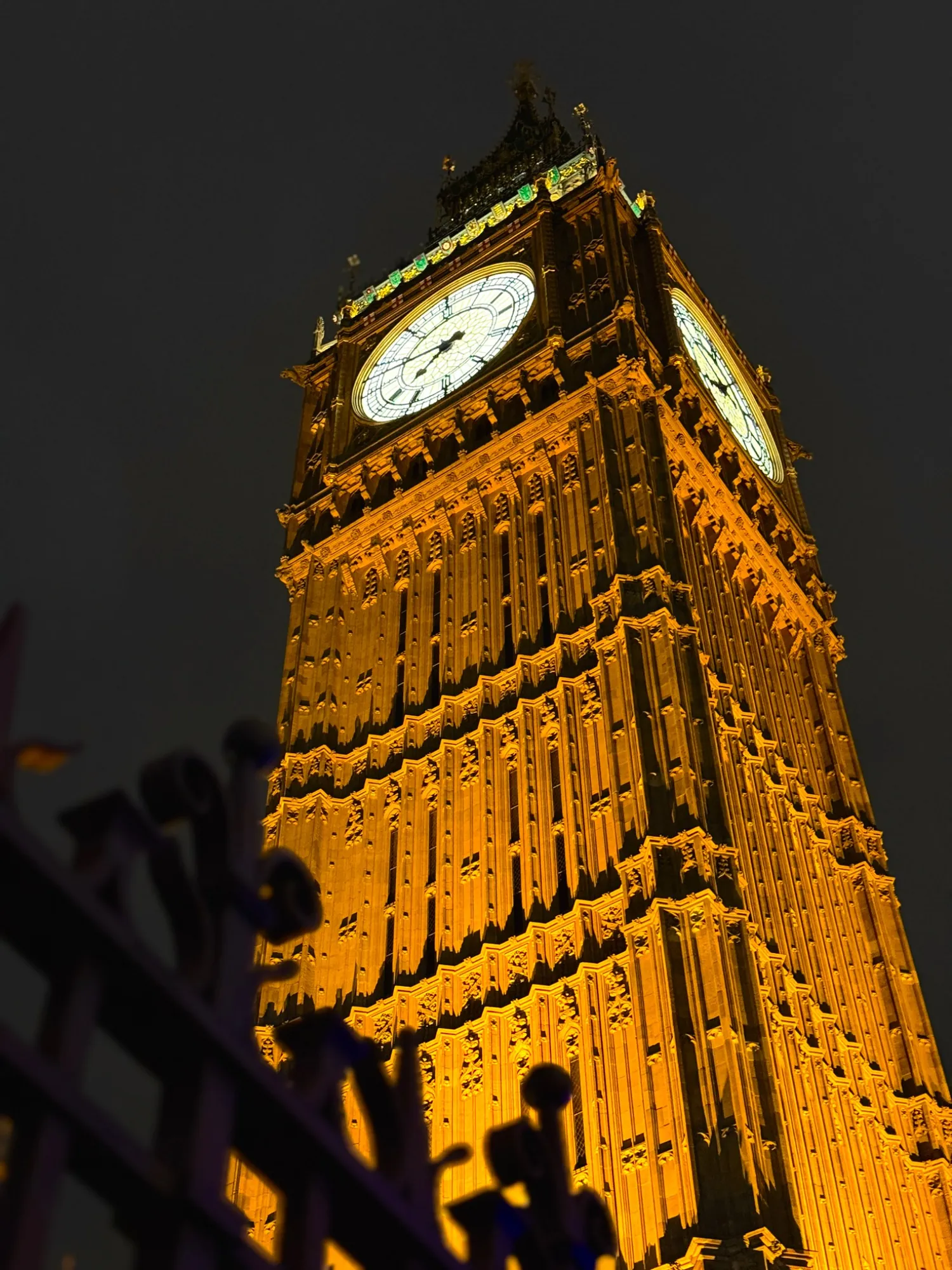 London at night