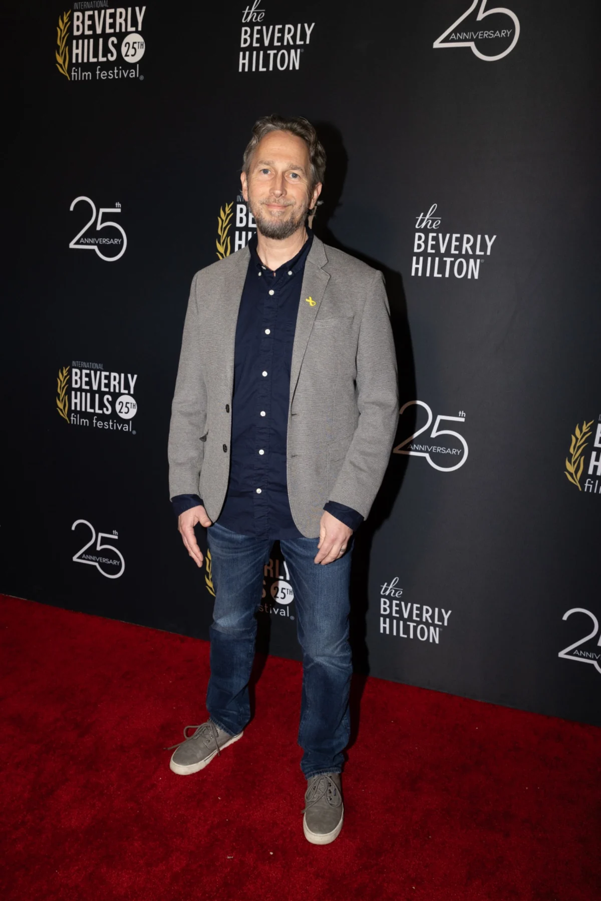 Chris Atkins on the red carpet at the 25th Beverly Hills Film Festival
