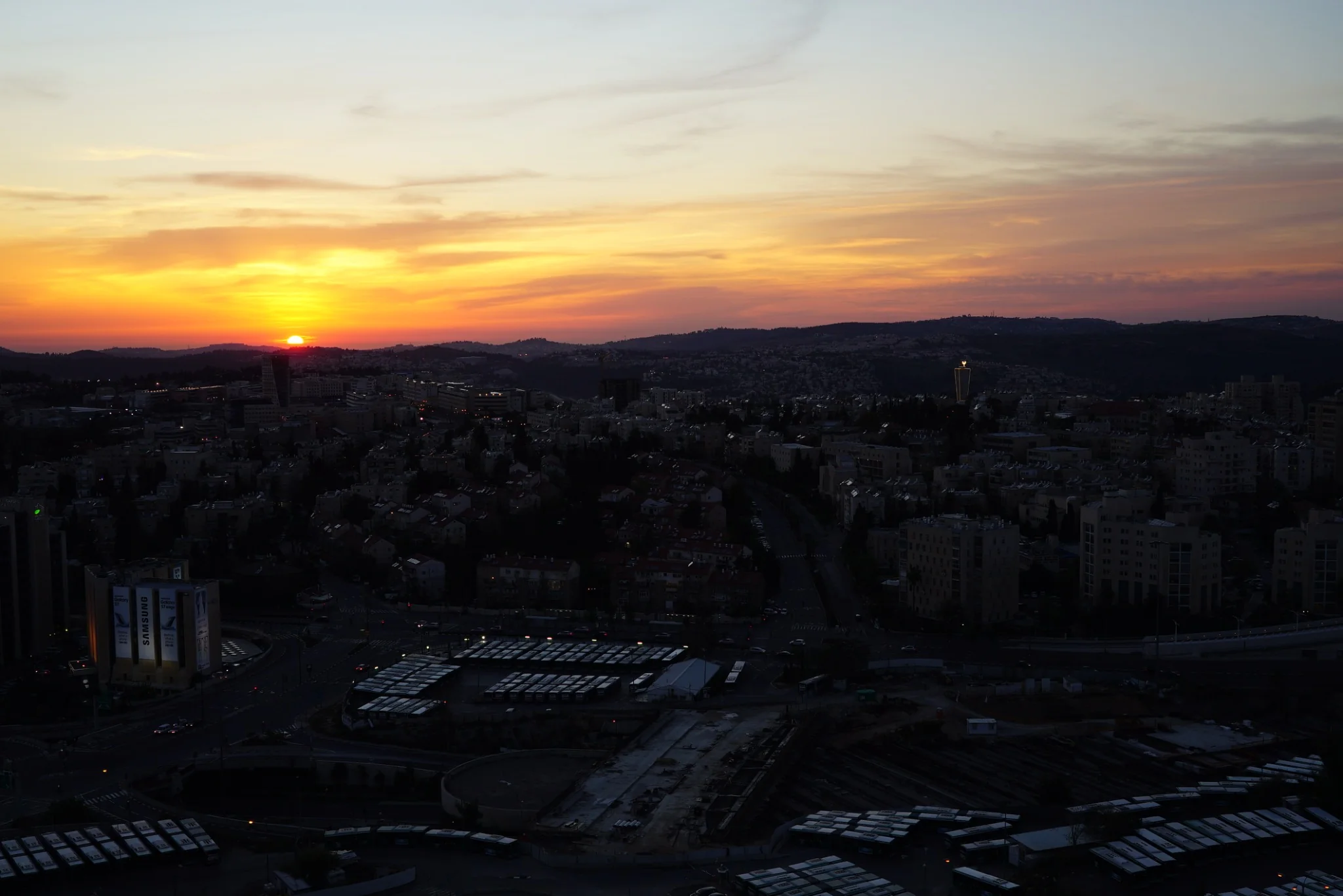 Jerusalem at sunset