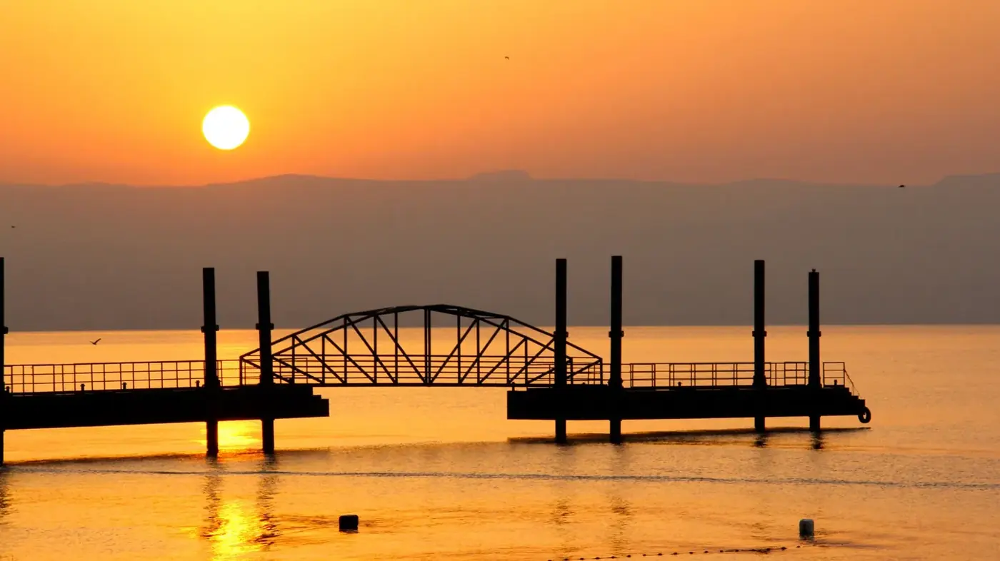 Sea of Galilee at sunrise