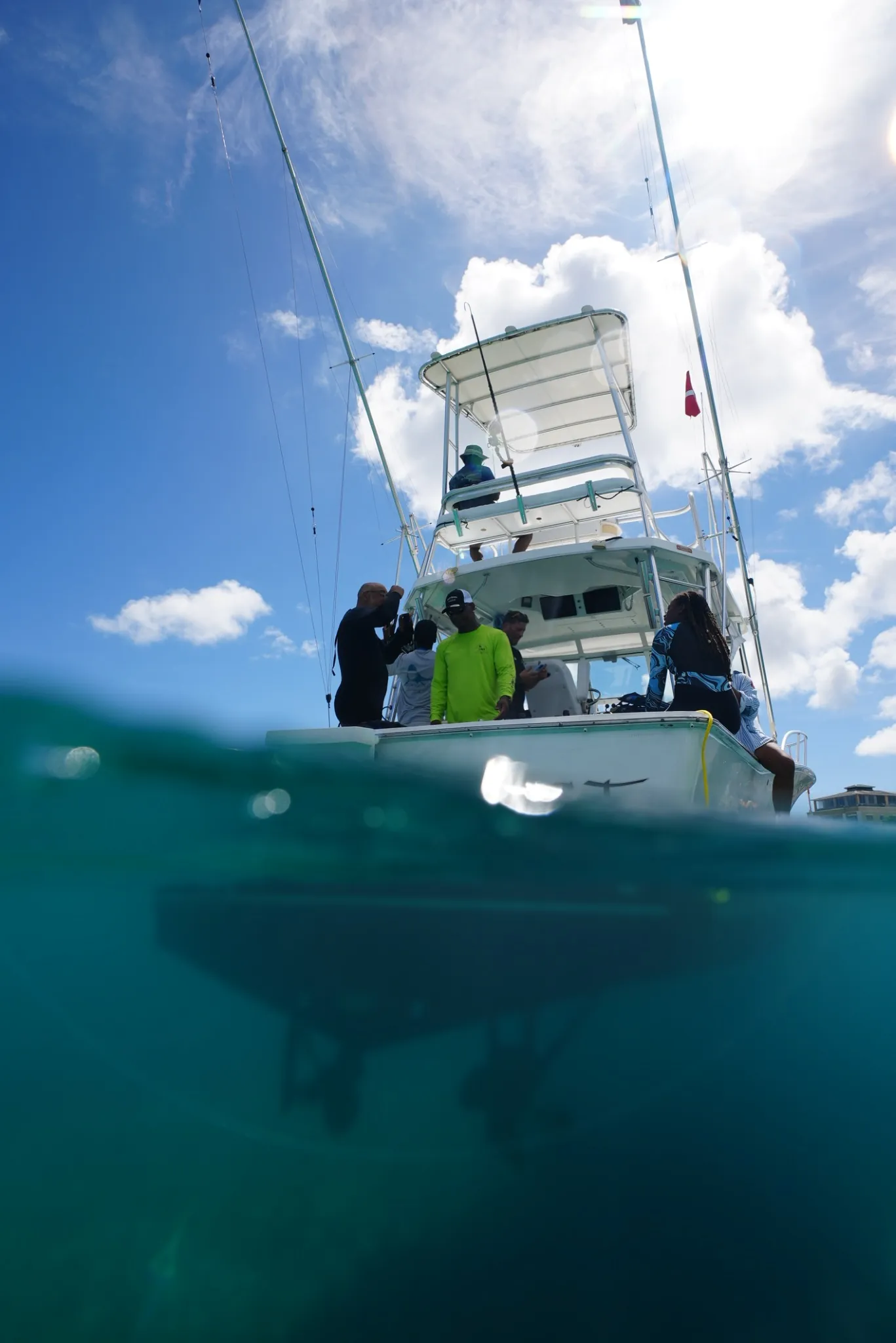 Expedition boat in The Bahamas