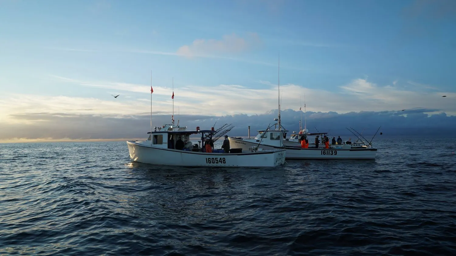 Fishing boats off Prince Edward Island